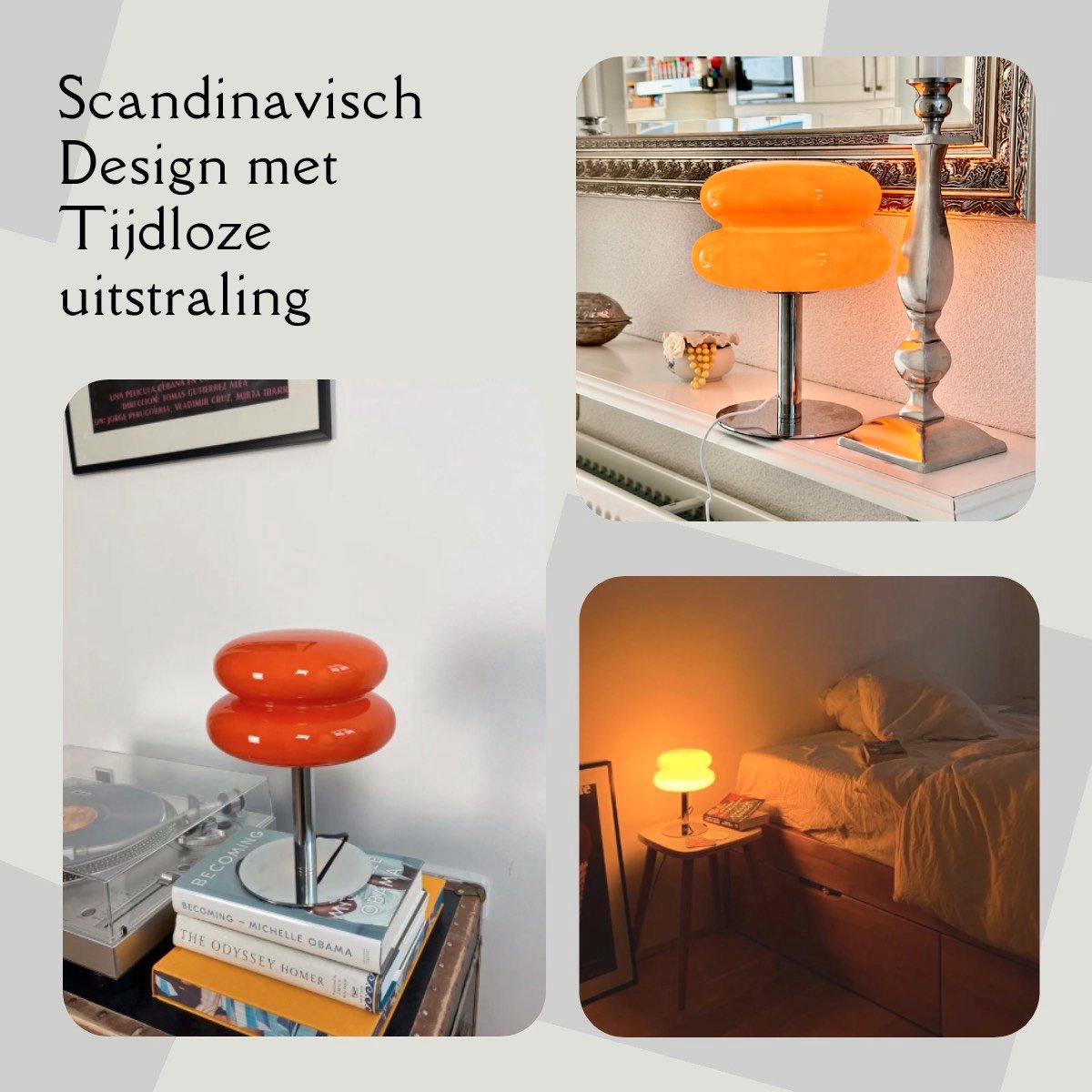 Raphael® Retro Lamp - Oranje