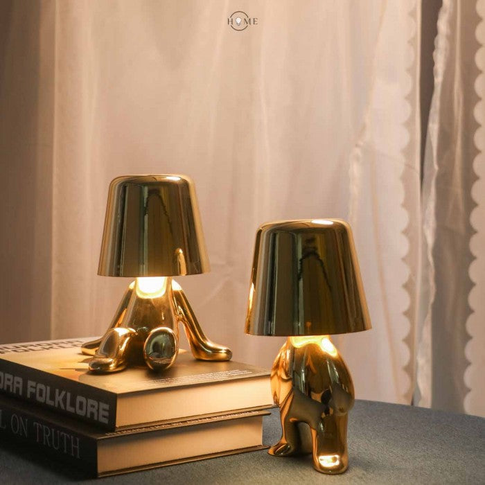 Golden Boy Lamp