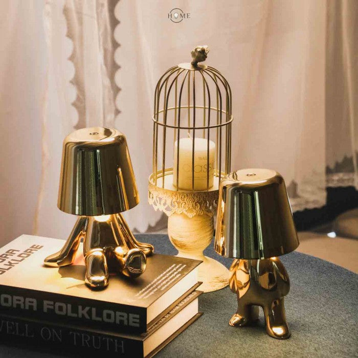 Golden Boy Lamp